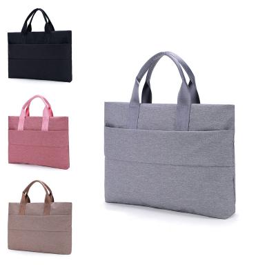 China 2022 Fashion Business Leisure Customization Polyester Laptop Sleeve Large Capacity Water Resistant Lightweight Laptop Bag for sale