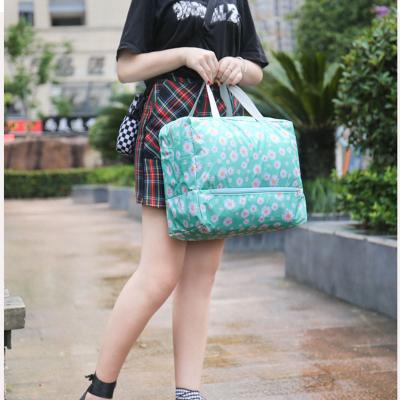 China Hot Selling Multifunctional Outdoor Daily Life Beach Shoe Storage Bag Custom Waterproof Toiletry Bag With Shoe Compartment for sale