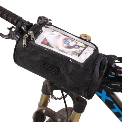 China 2021 New Outdoor Recycling Front Phone Frame Tube Bicycle Outdoor Recycling Rise Displacement Bags High Capacity Bicycle Saddle Bag Waterproof Recycling for sale