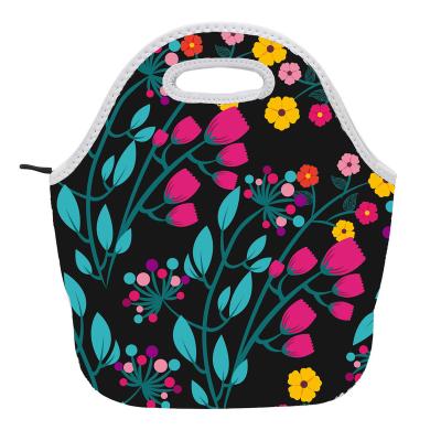 China 2021 Wholesale Custom Kids Cute Cartoon Design Waterproof Logo Insulated Bag Commercial Cooler Bags Neoprene Lunch Tote Bag for sale