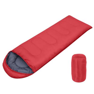 China Custom Portable Winter Envelope Type Outdoor Adults Compact Single Camping Sleeping Bag for sale