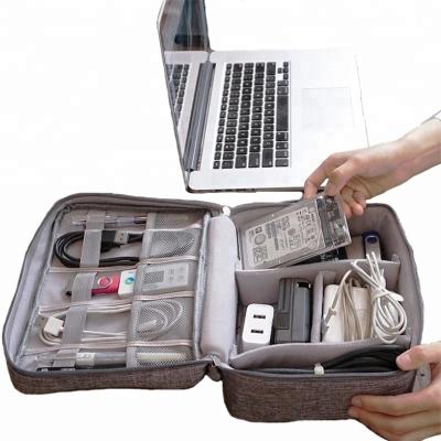 China Fashion Digital Data USB Charger Wire Accessories Case Instrument Devices Tool Cable Organizer Bag for sale