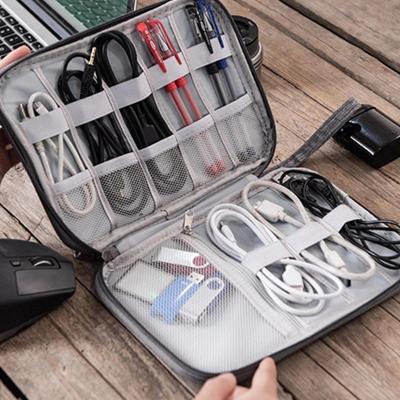 China Fashion Electronic Accessories Bag For Hard Drive Organizers For Earphone Cables USB Drives Travel Case Digital Flash Memory Bag for sale