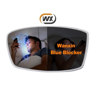 China Blue Cut High Index 1.67 Optical Lens Blocker Blue Cut Lens for sale