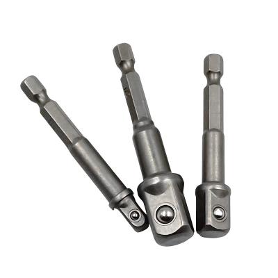 China Home maintenance Hot sale 3PCS Sleeve Connecting Rod Head Socket Adapter 72 65 65mm Impact Hex Shank Drill Bits Bar Set for electric drill for sale