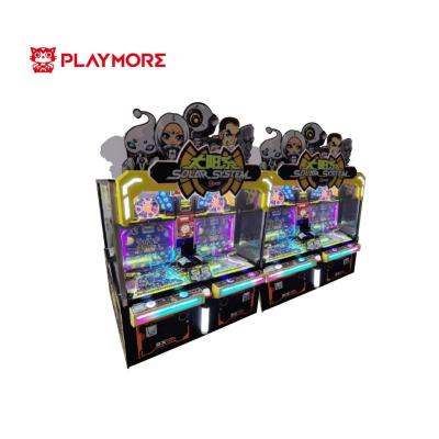 Κίνα 220V μαύρη μηχανή Arcade προωθητών νομισμάτων 4 φορέων για την ενήλικη διασκέδαση προς πώληση