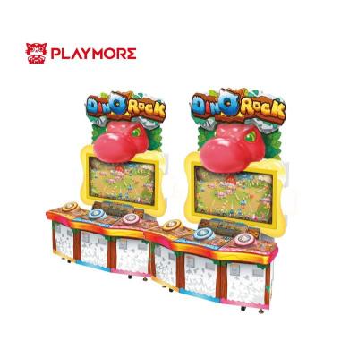 Κίνα 220V Op Arcade νομισμάτων παιδιών βράχου της Dino μηχανές 3 μεγάλη LCD οθόνη φορέων προς πώληση