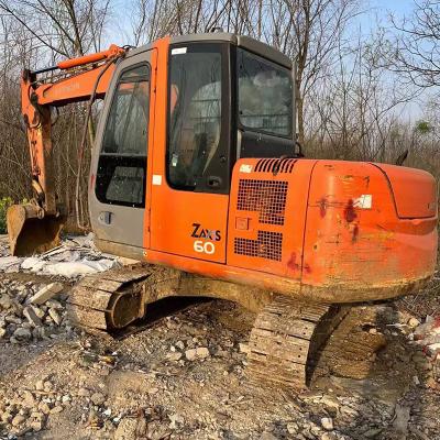China Earth-Moving Machinery Excavator 5 Ton Hitachi Used Claw Excavator Zaxis 60 0.22m ³ for sale