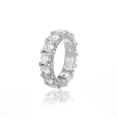 China Good Polish Fashion Hot Selling Fresh Bling 18k Gold Ring Set Of Wedding Party Zircon Diamond Engagement Rings for sale
