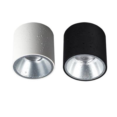 China Modern Pure Aluminum Outdoor COB Downlight 8W 12W 15W 20W 30W Round Ceiling Mounted COB IP65 Led Downlight for sale