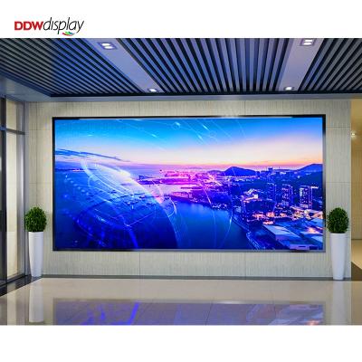 China Newsroom Fixed GOB Curved Led Display Pantalla Indoor Exhibition Trade Show Screen Led Video Wall for sale