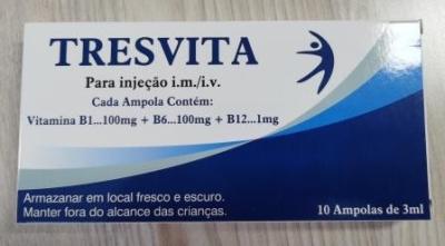 China Trivitamin B Injection 3ML Vitamins Medicines BP / USP 10Ampoules / box for sale