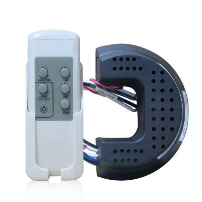 China Universal RF Remote Speed Control Ceiling Fan Remote Control With U Shape Receiver AS-CF129N for sale