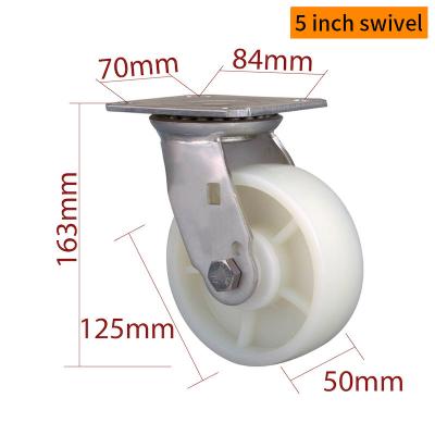 中国 EDL 5インチステンレス鋼工業ホイール TPAプローブと400kgの負荷サポート S715P-25 販売のため