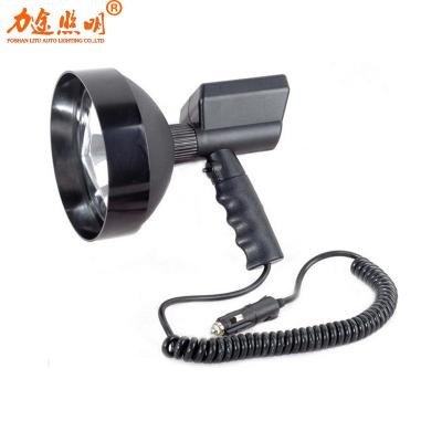 China Automotive industry 2020 LITU 9 inch 100W 12V xenon work light with HID spot light for offroad/auto lighting/camping/hunting/search system for sale