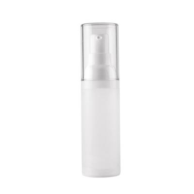 Chine Mini vide du voyage 50ml vide en gros clair autour de la bouteille en plastique crème de lotion privée d'air pour des soins de la peau à vendre
