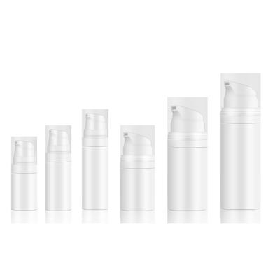 Chine Bouteille privée d'air crème de pompe, bouteille claire rechargeable de voyage de pompe à vendre
