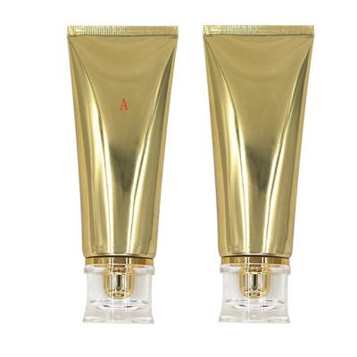 China Kosmetisch Gouden 100ml-van de de Buisdouane van de Handroom de Druksgs certificaat Te koop