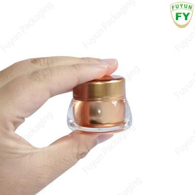 China Frasco cosmético acrílico dobro da parede 7g para o empacotamento de creme facial à venda