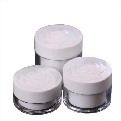 China Frasco cosmético acrílico de Fuyun, recipientes 20g de creme acrílicos à venda