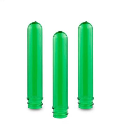 China Pré-forma Moss Green New Material do ANIMAL DE ESTIMAÇÃO da garrafa do produto comestível 26g 28mm à venda