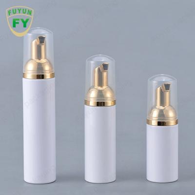 Κίνα χρυσό μπουκάλι αντλιών αφρού 30ml 50ml 80ml με τη σαφή ΚΑΠ προς πώληση