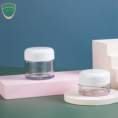 Κίνα Πλαστικό λαμπρό χεριών βάζο κρέμας Skincare ματιών του προσώπου με την άσπρη ΚΑΠ 30ml 50ml προς πώληση
