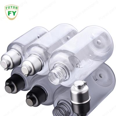 China Garrafa plástica do tonalizador 300ml reciclável livre de BPA com tampão de prata à venda