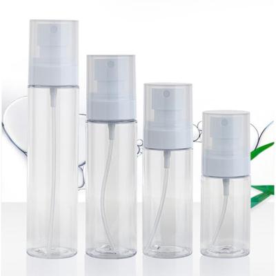 중국 80ml 100ml 스킨케어 화장품 스프레이 병 플랫 숄더 판매용