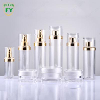 China Grupo acrílico feito sob encomenda 30ml 100ml 120ml Skincare do frasco da garrafa da bomba do pulverizador da loção à venda