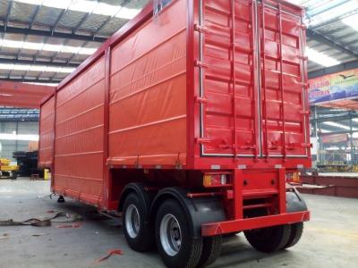 China 30t-50t Load Capacity Bulk Cargo Trailer Curtainsider with Utility PVC Tarpaulin for sale