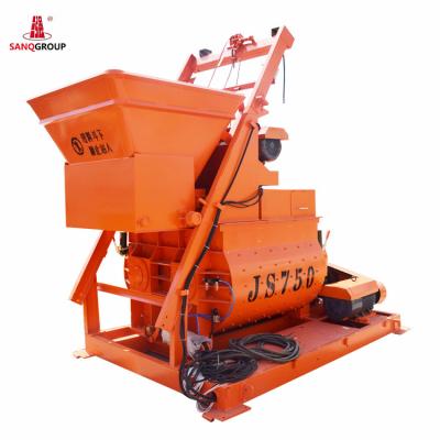 China Construction works JS750 Forced Hydraulic Pump Concrete Mixer Mixing Concrete Mixer For Construction Factory Direct Supply for sale