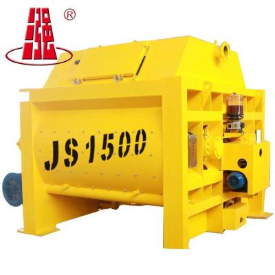 China Hot Sale JS 1500 Concrete Mixing Twin Shaft Factory Made Building Material Stores Forcing Type Concrete Mixer Factory Price for sale
