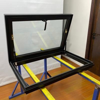 China Waterpfoof Customized Sizes Skylight Aluminum Profile Rectangular Aluminum Patio Cover Skylights for sale