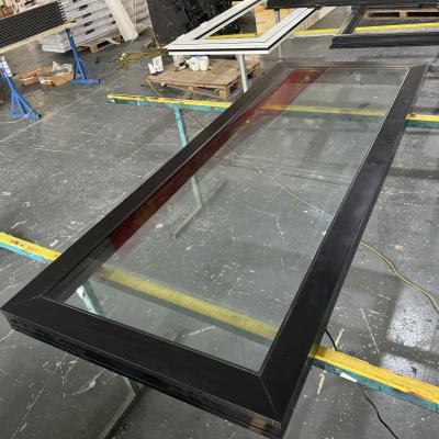 China Electric Aluminum Skylight Frame Customized Aluminium Pitched Roof Windows Modern for sale