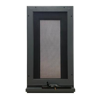 China thermal break aluminum awning window crank control double tempered glass Australian standard good sealing for sale