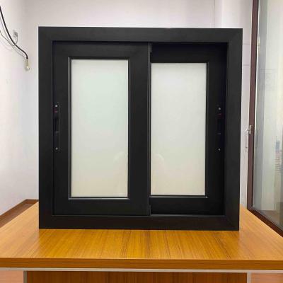 China Double Glaze Glass Customized aluminum window frosted glass hook lock for sale