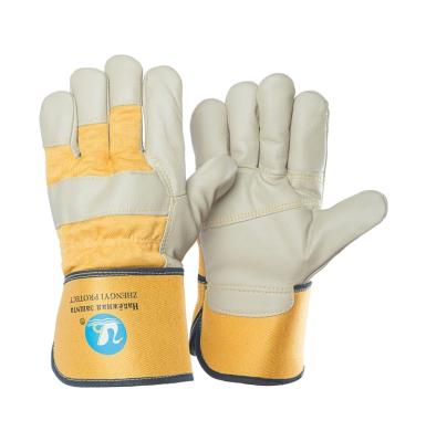 China Light Color Selling Light Color Furniture Leather Single Warm Patch Palm Winter Cold Proof Glove for sale