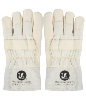 China Anti-impact ab grade cowhide working glove for sale