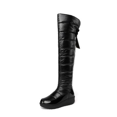 China Deodorization Personality winter new Uggs women's cotton shoes over the knee brushed cotton boots for women for sale