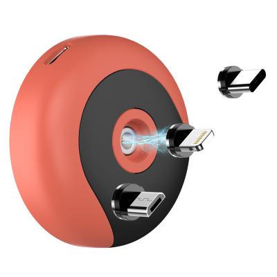 China Fast Charging Speed New Design Upgrade 3 In 1 Magnetic USB Phone Charging Cable Micro USB Line For Type C Phone Adapter for sale