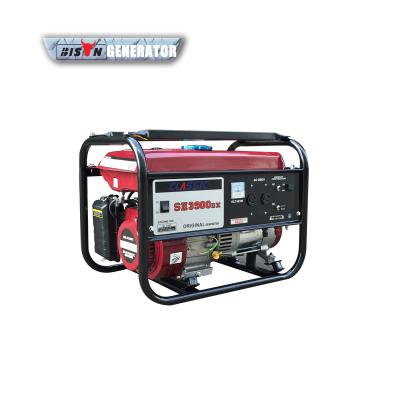 China Bison Fast Shipping Generator 4 Stroke Engine Generator Best Seller Factory Price SH3900DX for sale