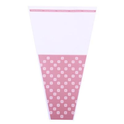 China Gift Printed Plastic Bopp Flower Sleeves For Cut Flowers for sale