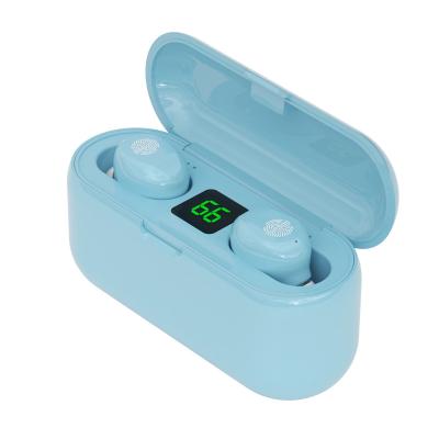 China Free Sample F9-1 Macaron Wireless In-Ear Headphone Earphone Phone BT Earphone for sale