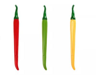 China Creative plastic pen simulation vegetable chili learning stationery water-based signature pen neutral pen for sale