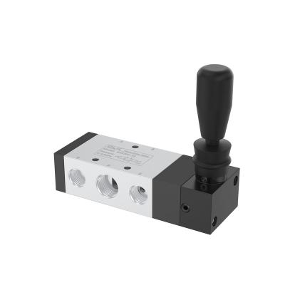China Hotels OLK 4H330C-10 series manual air control pneumatic hand pull valve with lever for sale