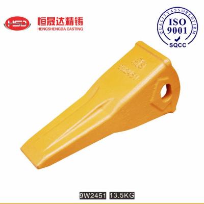 China D85 9W2451 9W2452 D85TL Ripper Teeth For KOMATSU Earthmoving Low-Wear for sale
