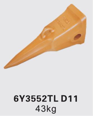 China D11 D12 D12TL 6Y3552TL Ripper Teeth Mining-Grade Penetration Efficiency for sale