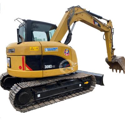 China Machinery Repair Shops Well condition Second hand mining backhoe CAT308D Caterpillar 308D small 8 ton used CAT crawler excavator for sale