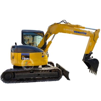 China Home Use Hot sale used Komatsu PC78US excavator small second hand machinery equipment hydraulic crawler digger 7tons used excavator for sale